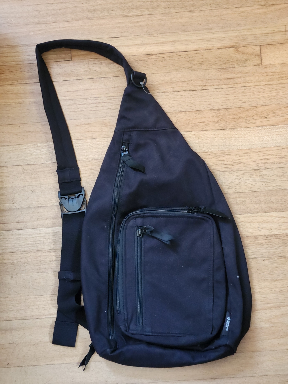 Vera Bradley Black ReActive Mini Sling Backpack Crossbody Bag